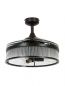 Preview: Beacon Deckenventilator mit Lampe Fanaway Corbelle schwarz antik