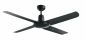Preview: Beacon Deckenventilator Nautilus schwarz Kunststoff IP55