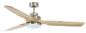 Preview: Beacon Deckenventilator Shoalhaven mit Lampe chrom gebürstet Esche