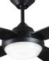 Preview: Beacon Deckenventilator mit Lampe Banksia schwarz