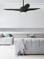 Preview: Beacon Deckenventilator mit Lampe Nordic schwarz matt
