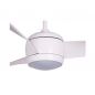 Preview: Beacon Deckenventilator mit Lampe Nordic weiß Eiche gewaschen