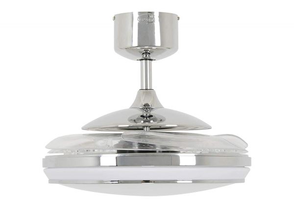 Beacon Deckenventilator mit Lampe Fanaway EVO1 LED chrom gebürstet