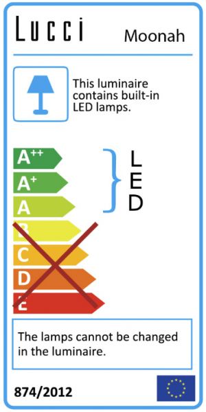 Beacon Deckenventilator mit Lampe Moonah weiß