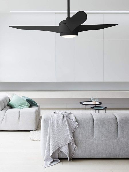 Beacon Deckenventilator mit Lampe Nordic schwarz matt