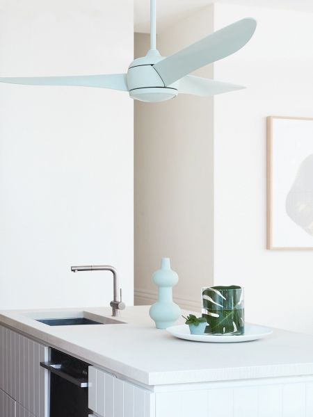 Beacon Deckenventilator mit Lampe Nordic weiß Eiche gewaschen