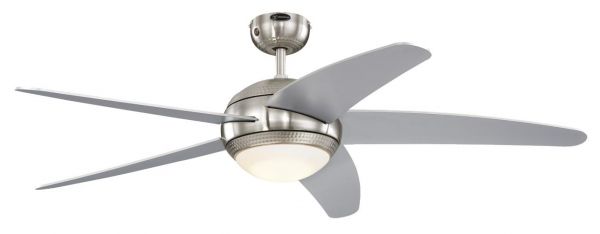 Westinghouse Deckenventilator Bendan chrom seidenmatt LED