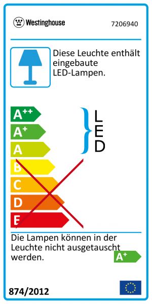 Westinghouse Deckenventilator Bendan chrom seidenmatt LED