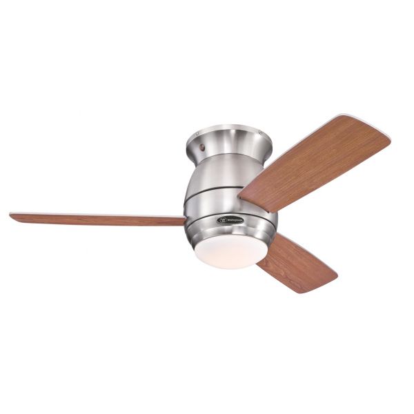 Westinghouse Deckenventilator Halley Nickel mit Leuchte