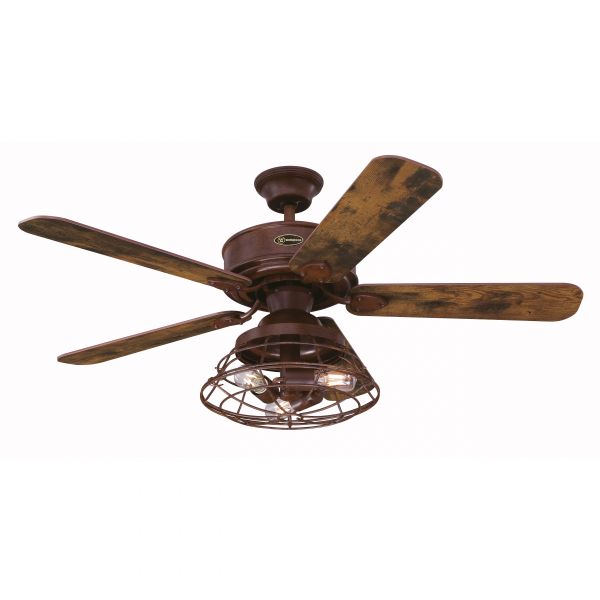 Westinghouse Deckenventilator Barnett Scheunenholz mit LED Leuchte
