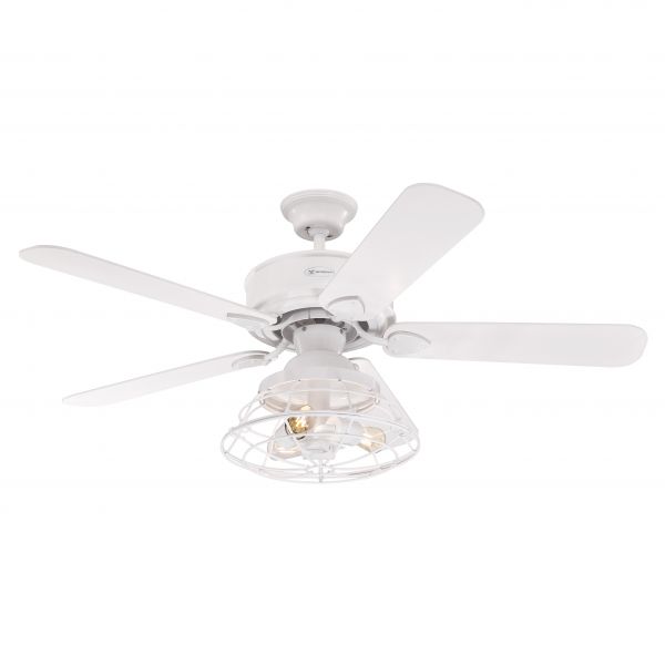 Westinghouse Deckenventilator Barnett weiß mit LED Leuchte