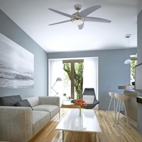 Westinghouse Deckenventilator Bendan chrom seidenmatt LED