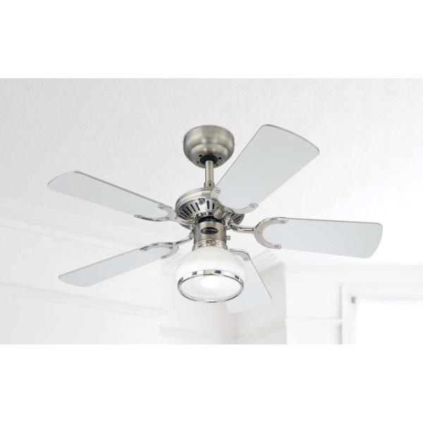 Westinghouse Deckenventilator Princess Radiance zinn/chrom