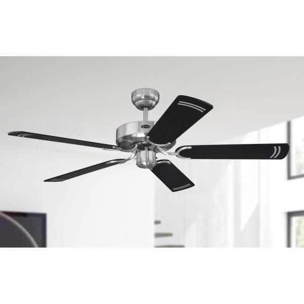 Westinghouse Deckenventilator Cyclone stahl gebürstet