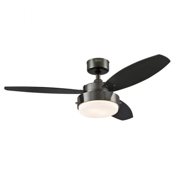 Westinghouse Deckenventilator Alloy Gun Metall mit Leuchte