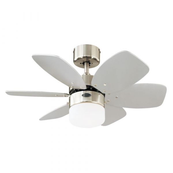 Westinghouse Deckenventilator Flora Royale chrom seidenmatt