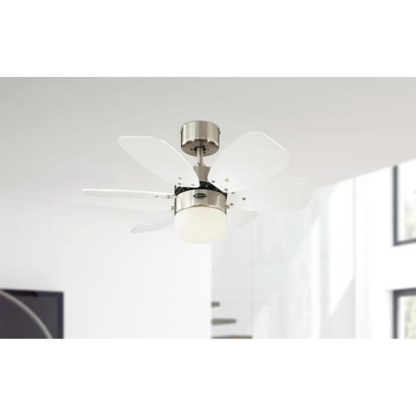 Westinghouse Deckenventilator Flora Royale chrom seidenmatt