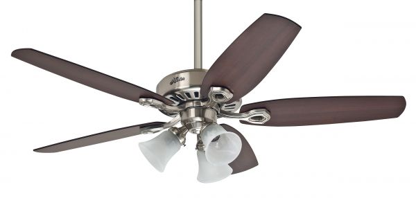 Hunter Deckenventilator Builder Plus chrom gebürstet
