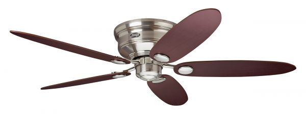 Hunter Deckenventilator Low Profile chrom gebürstet