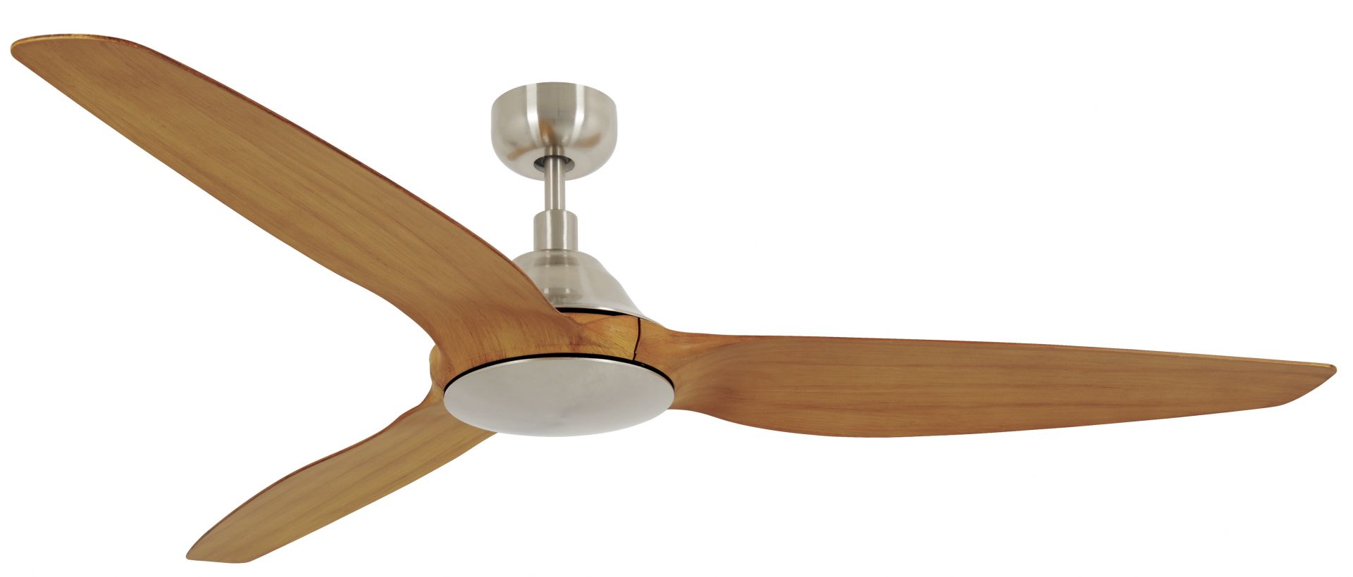 Beacon Deckenventilator Type A Chrom gebürstet Teak