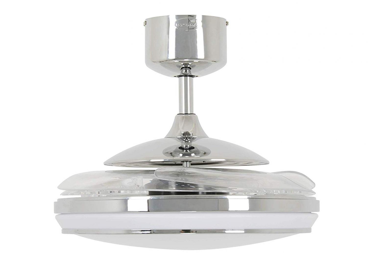 Beacon Deckenventilator mit Lampe Fanaway EVO1 LED chrom gebürstet