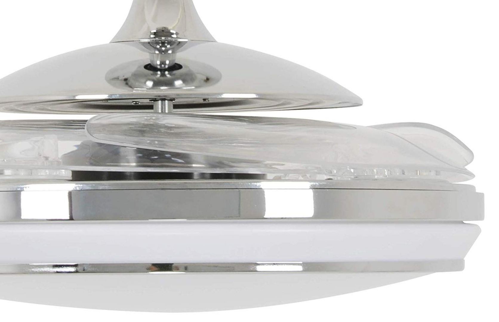 Beacon Deckenventilator mit Lampe Fanaway EVO1 LED chrom gebürstet