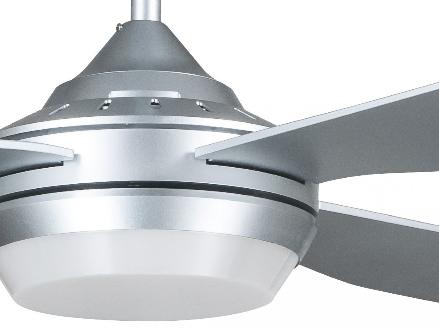 Beacon Deckenventilator mit Lampe Moonah silber