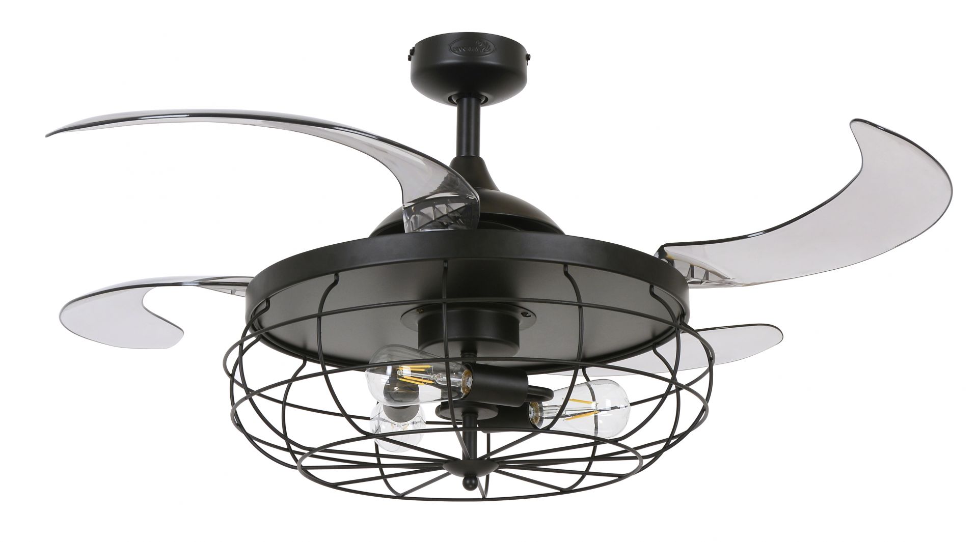 Beacon Deckenventilator mit Lampe Fanaway Industri schwarz antik