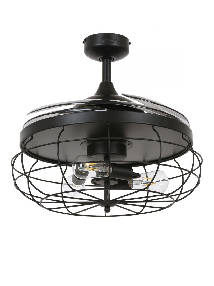 Beacon Deckenventilator mit Lampe Fanaway Industri schwarz antik