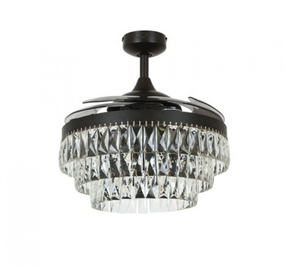 Beacon Deckenventilator mit Lampe Fanaway Veil schwarz antik