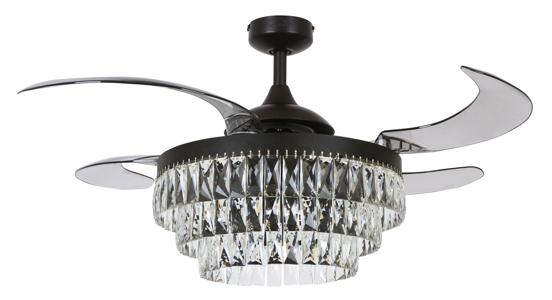 Beacon Deckenventilator mit Lampe Fanaway Veil schwarz antik