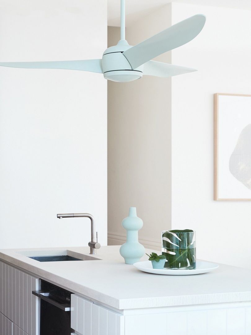 Beacon Deckenventilator mit Lampe Nordic weiß Eiche gewaschen