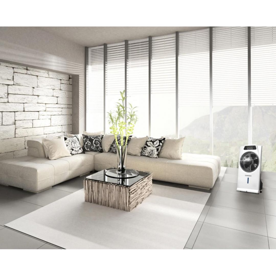 Westinghouse Standventilator Cascata mit Kühlnebel weiß