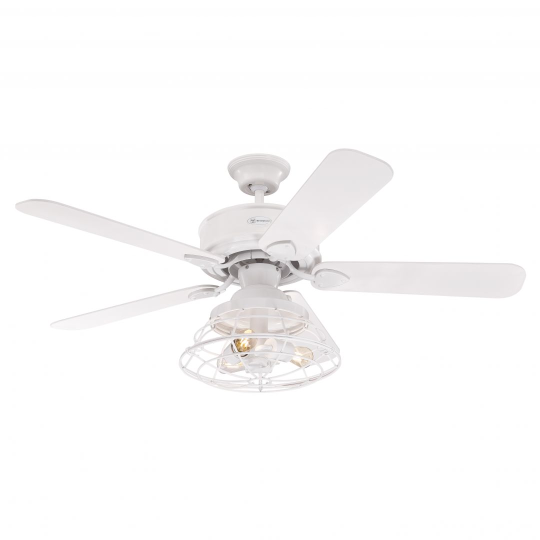 Westinghouse Deckenventilator Barnett weiß mit LED Leuchte