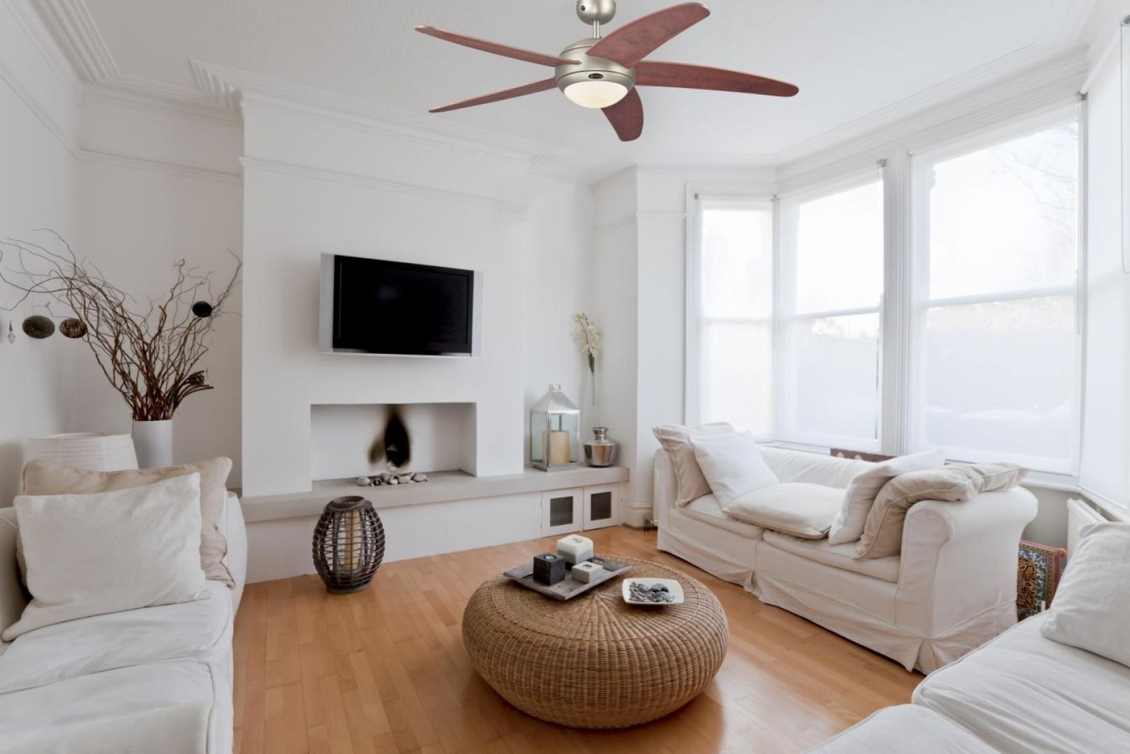 Westinghouse Deckenventilator Bendan zinn dunkel