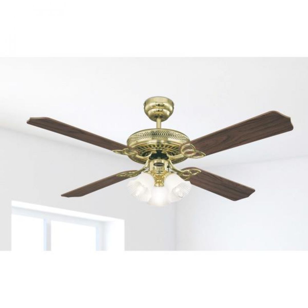 Westinghouse Deckenventilator Monarch Trio Messing