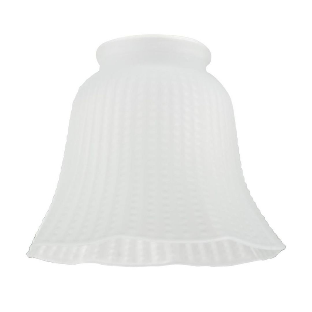 Westinghouse Lampenschirm geripptes Milchglas Glocke antik